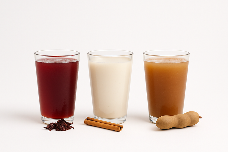 Aguas frescas: qué hay realmente en la jamaica, la horchata y el tamarindo