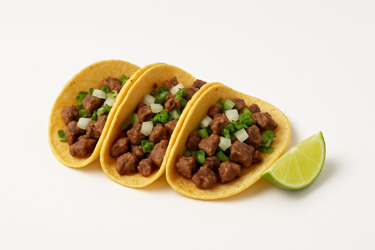 Tacos de bistec: qué trae uno y cuántos son una comida