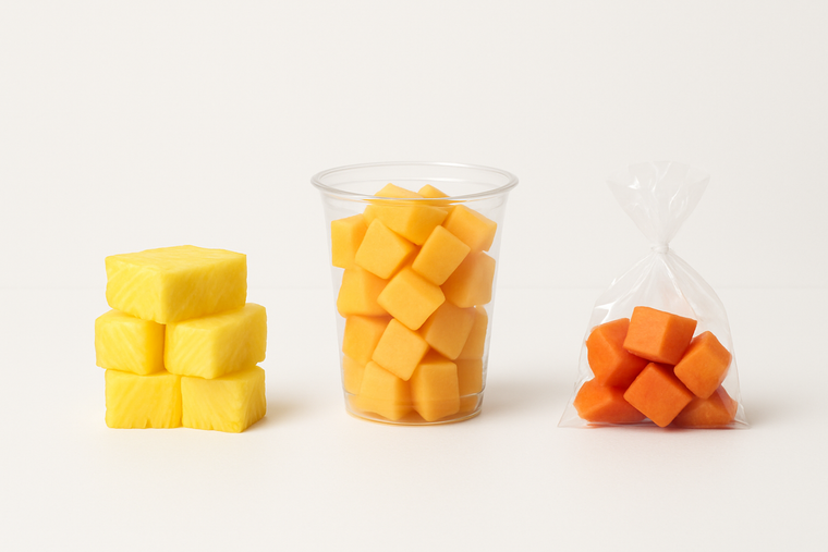 Porciones de fruta: cuánto es una de piña, melón o papaya