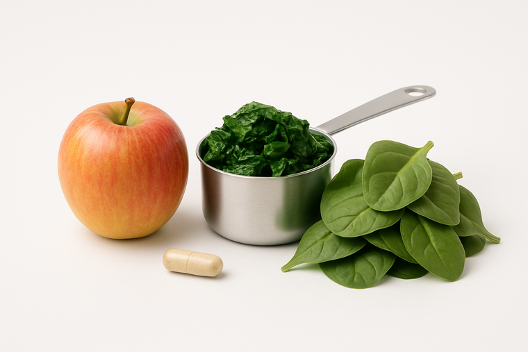 Porción de verduras: por qué cruda y cocida no miden igual