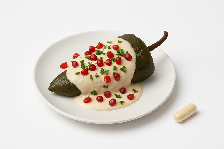 Chiles en nogada: el plato más caro del calendario