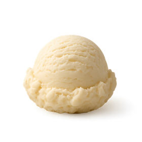 Helado de vainilla